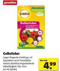 Hagebau Solabiol Gelbsticker Angebot