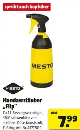 Hagebau Mesto Handzerstäuber Flip Angebot