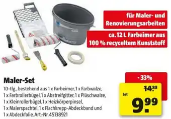 Hagebau Maler Set Angebot