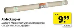 Hagebau Abdeckpapier Angebot