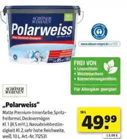 Hagebau Schöner Wohnen Polarweiss Angebot
