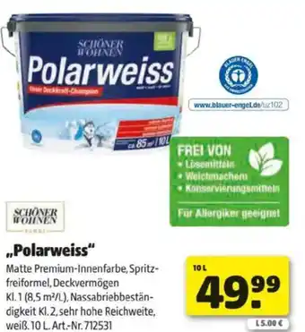 Hagebau Schöner Wohnen Polarweiss Angebot