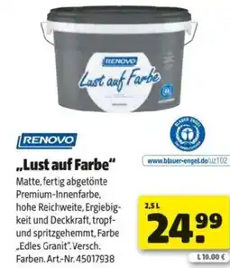 Hagebau Renovo Lust auf Farbe Angebot