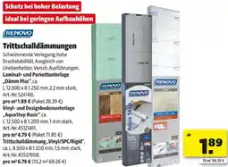 Hagebau Renovo Trittschalldämmungen Angebot
