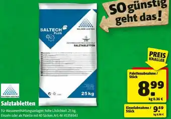 Hagebau Salztabletten Angebot