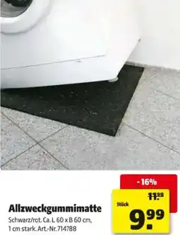 Hagebau Allzweckgummimatte Angebot