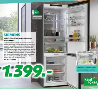 EP Siemens iq500 kühl gefrierkombination Angebot