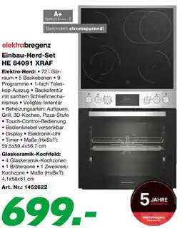 EP Elektrabregenz Einbau Herd Set HE 84091 XRAF Angebot