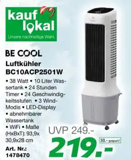 EP Be Cool Luftkühler BC10ACP2501W Angebot