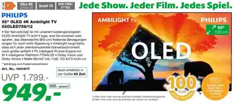 EP Philips 55 OLED 4K Ambilight TV 550LED759/12 Angebot