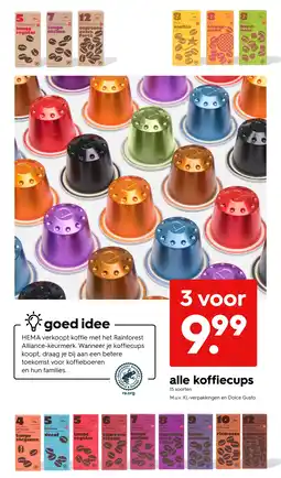 HEMA alle koffiecups Angebot