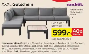 XXXLutz Loungegarnitur Angebot