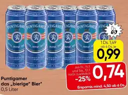 Spar Puntigamer das bierige Bier Angebot