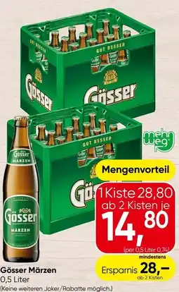 Spar Gösser Märzen Angebot