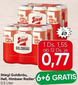 Spar Stiegl Goldbräu Hell Himbeer Radler Angebot