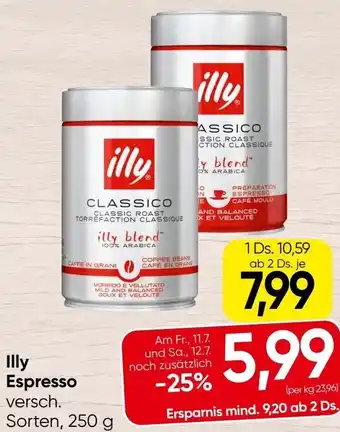 Spar Illy blend Espresso Angebot