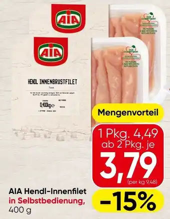 Spar AIA Hendl-Innenfilet Angebot