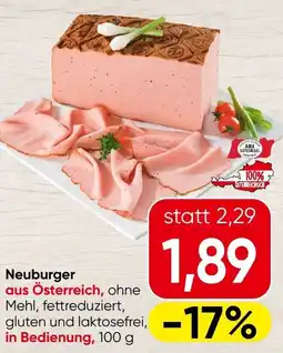 Spar Neuburger aus Österreich Angebot
