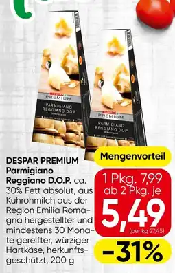 Spar Despar Premium Parmigiano Reggiano D.O.P Angebot