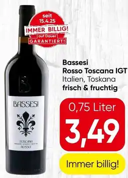 Spar Bassesi Rosso Toscana IGT Angebot