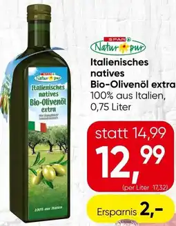 Spar Italienisches natives Bio Olivenöl Angebot