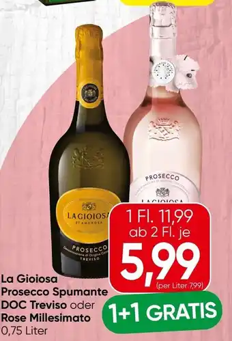 Spar La Gioiosa Prosecco Spumante DOC Treviso oder Angebot