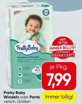 Spar Pretty Baby Windeln oder Pants Angebot
