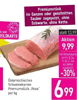 Sutterlüty Österreichisches Schweinekarree Angebot