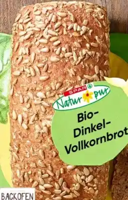 Spar Spar Natur pur Bio-Dinkel-Vollkornbrot Angebot
