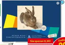 Interspar Edition Dürer Hase Tonpapierblock Angebot