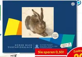 Interspar Edition Dürer Hase Tonpapierblock Angebot