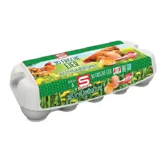 Spar 10 frische Eier aus Freilandhaltung, aus Österreich. Gr. M SPAR Angebot
