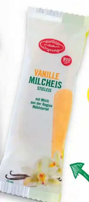 Hofer Zurück zum Ursprung BIO-Stieleis Angebot