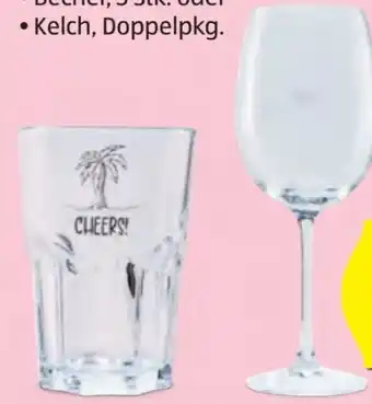 Hofer Crofton Becher mit Print Angebot