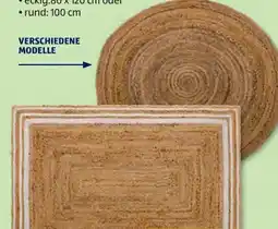 Hofer Home Creation Jute Teppich Angebot