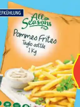Hofer All Seasons Pommes Frites Angebot
