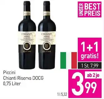Sutterlüty Piccini Chianti Riserva DOCG Angebot