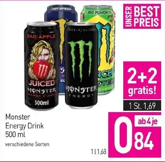 Sutterlüty Monster energy drink Angebot