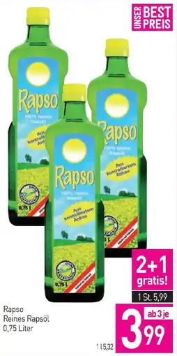 Sutterlüty Rapso Reines Rapsöl Angebot