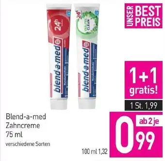 Sutterlüty Blend-a-med Zahncreme Angebot