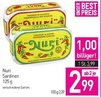 Sutterlüty Nuri Sardinen Angebot