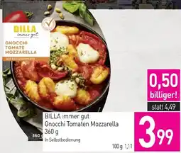 Sutterlüty BILLA immer gut Gnocchi Tomaten Mozzarella Angebot