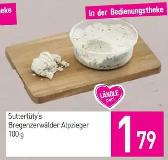 Sutterlüty Sutterlüty's Bregenzerwälder Alpzieger Angebot