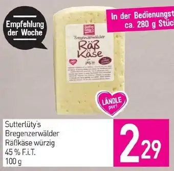 Sutterlüty Sutterlüty's Bregenzerwälder Räẞkäse würzig Angebot