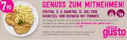 Sutterlüty Sutterlüty schnitzel vom schwein mit pommes Angebot
