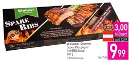 Sutterlüty Wiesbauer-Gourmet Spare-Ribs gegart mit BBQ Sauce Angebot