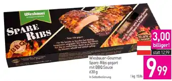 Sutterlüty Wiesbauer-Gourmet Spare-Ribs gegart mit BBQ Sauce Angebot