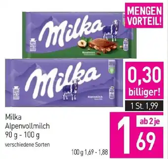 Sutterlüty Milka Alpenvollmilch Angebot
