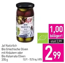 Sutterlüty Ja! Natürlich Bio Kalamata Oliven Angebot