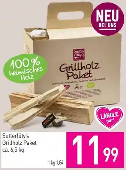 Sutterlüty Sutterlüty's Grillholz Paket Angebot